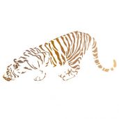 Tigre à l´affût sticker mural