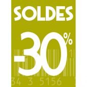 Sticker 6 Soldes -30%